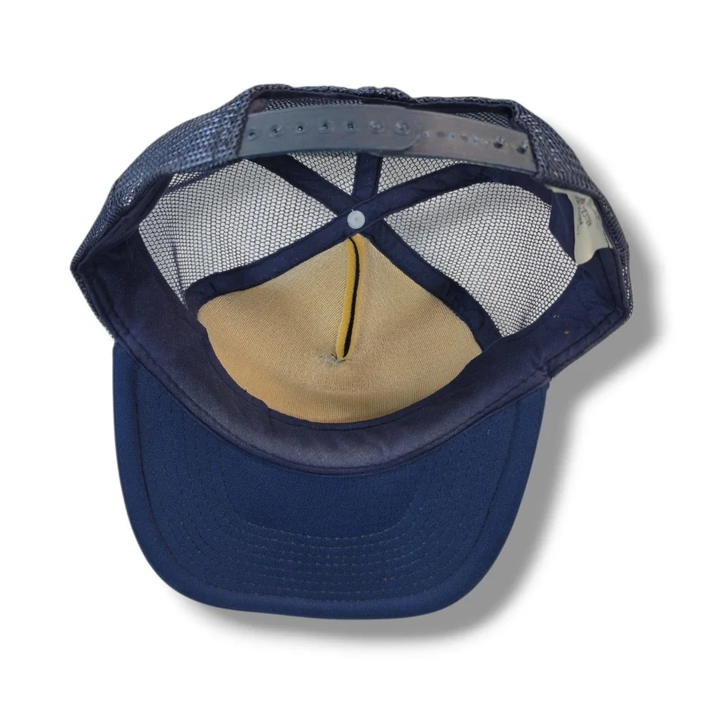 Vintage Dallas‎ Cowboys Trucker Mesh Foam Rope Snapback Navy Blue Hat Cap